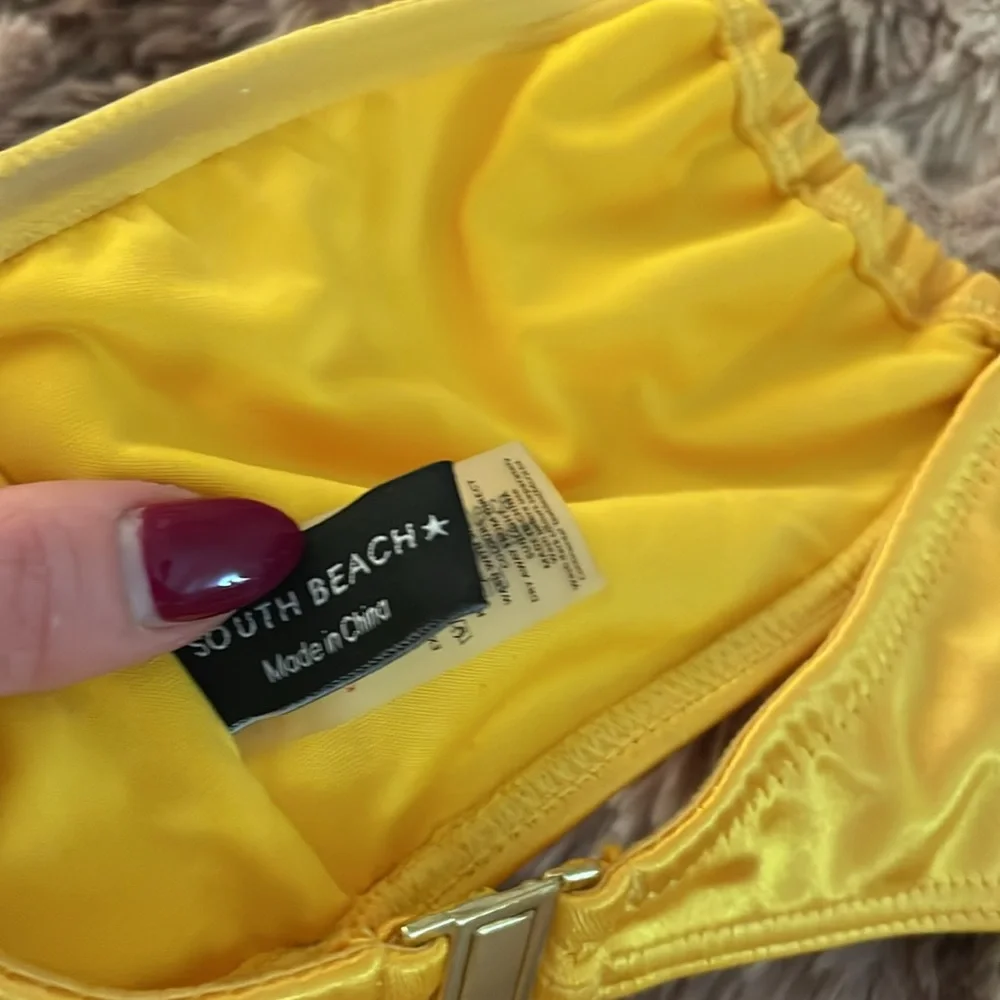 ASOS south beach gold bikini